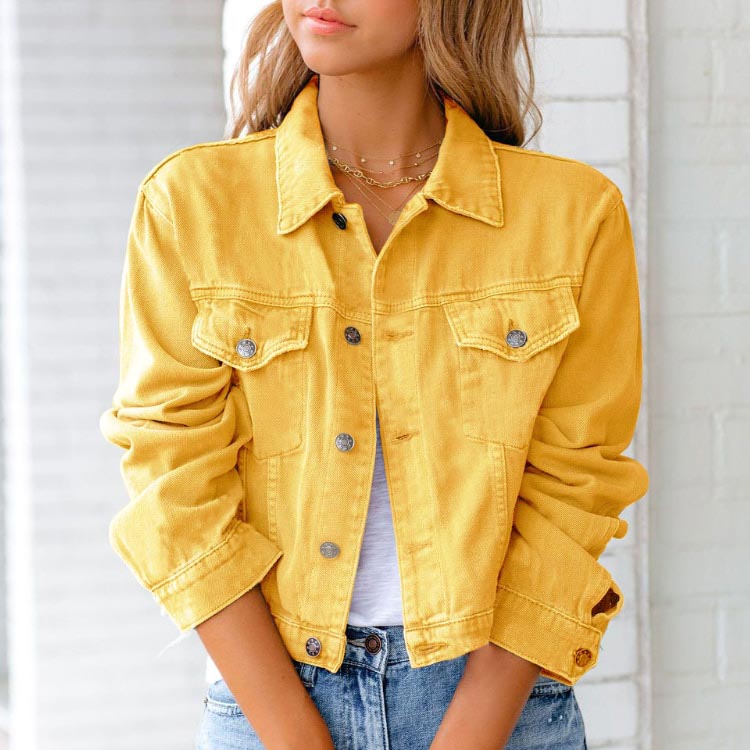 LUNA ™ | Pastelfarvet denimjakke