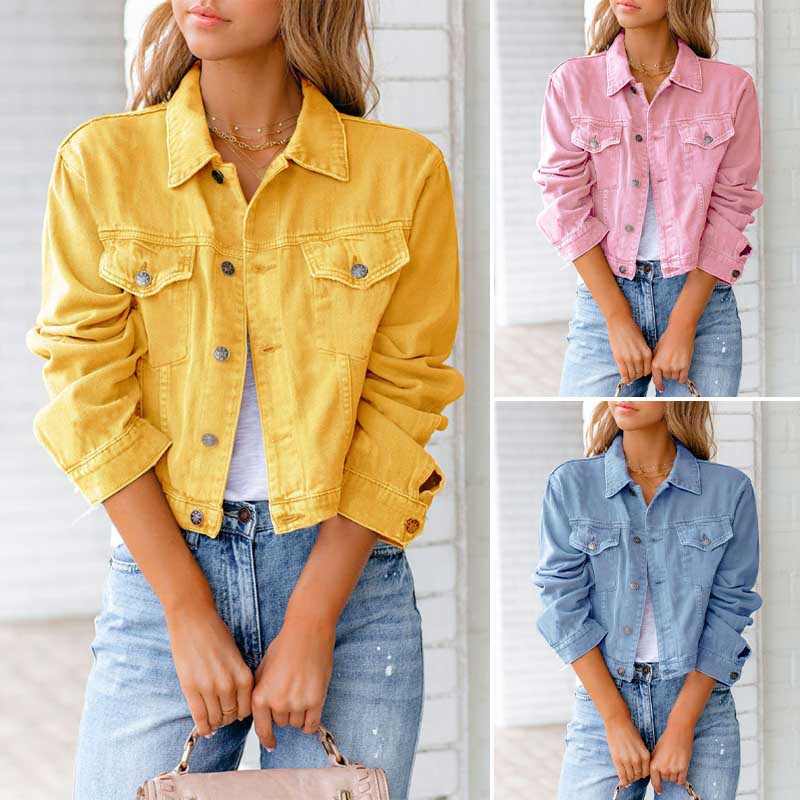 LUNA ™ | Pastelfarvet denimjakke